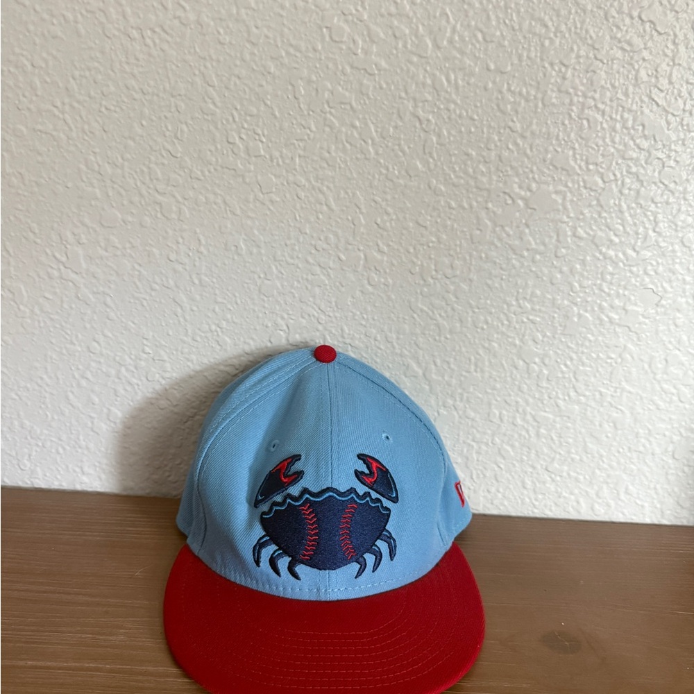 New Era Blue and Black Fitted Cap